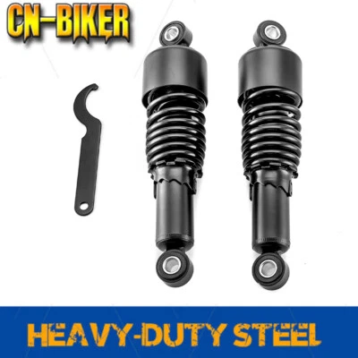 10.5" 267mm Powder Coated Slammer Shocks for Harley Dyna Fat Bob FXDF 2008-2017 - Image 1 of 4