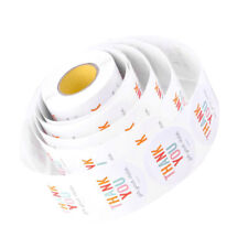  1 Roll of Self-adhesive Thank You Decals Gift Packing Thank You Stickers