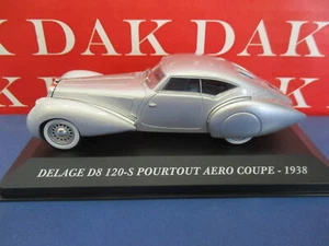 Die cast 1/43 Modellino Auto Delage D8 120-S Pourtout Aero Coupe 1938 - Foto 1 di 4