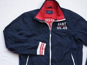 GANT Ocean Patch Bomber Jacket mens Sailing top size XL navy Mesh Lined 74107 - Bild 1 von 9