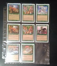 MTG - P3k Portal Three Kingdoms English NM Green 8 Card Lot. See Description.