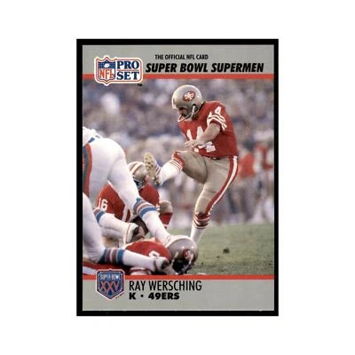 1990 Pro Set Silver Anniversay Commemorative Ray Wersching #124 - Image 1 of 3