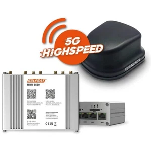 Selfsat MWR 5550 5G /4G/ LTE & WLAN jusqu'à 3,3 Gbps incl. Routeur Internet Noir - Photo 1/8
