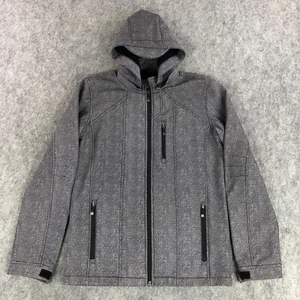 BKE Sport Boys Jacket XL (18-20) Gray Hooded Full Zip Pockets Soft Lining Active - Picture 1 of 18