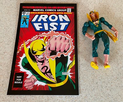 MARVEL LEGENDS (2005 Apocalypse BAF Series) -- IRON FIST AF-- Suelto con cómic Foto 1 de 2