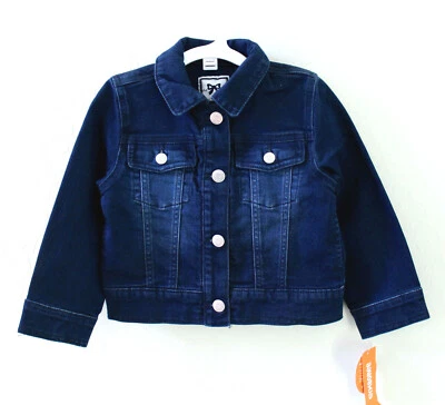 Gymboree Girls Button-Down Denim Jacket Blue Size 4 (XS) NWT - Image 1 of 4