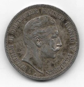 5 Mark 1902 Preussen , Silber Münze Kaiserreich , H1 - Bild 1 von 2