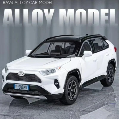1:32 Scale Model For Toyota RAV4 SUV Alloy Car Diecast Toy Vehicle Light & Sound - Image 1 of 4