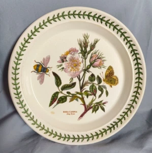 Vintage Portmeirion Botanic Garden Medium/Dessert Plate Dog Rose with Issues - Picture 1 of 4