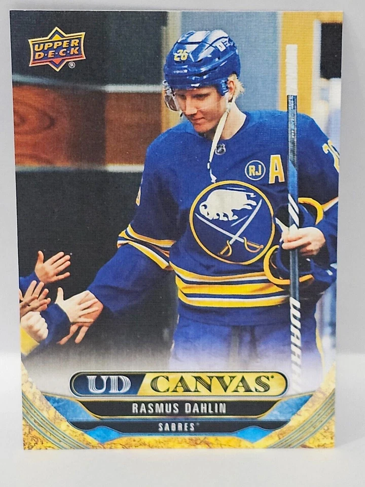 Rasmus Dahlin UD Canvas 2024-25 - Buffalo Sabres Hockey Card - Image 1 of 2