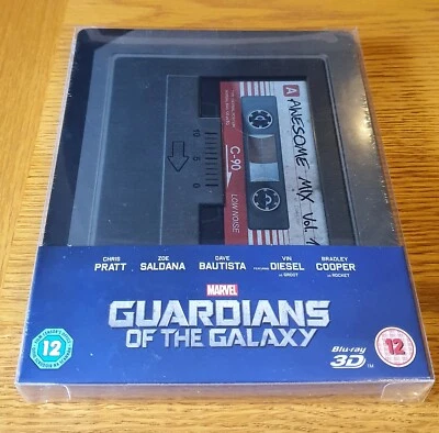 Guardians Of The Galaxy Vol. 1 2D/3D Zavvi UK Exclusive Steelbook OOS OOP - Image 1 of 4