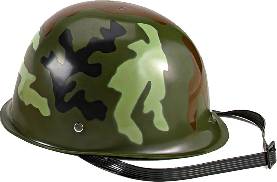 Kids Woodland Camouflage Army Toy Helmet - Image 1 of 1