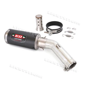 For Suzuki GSXR600 gsxr750 2011-2023 Motorcycle Exhaust Mid Link Pipe & Mufflers - Picture 1 of 12