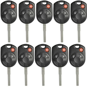 LOT10 for Ford Escape Entry Keyless Fob Car Remote Key Shell FOR-YK-022 - Imagen 1 de 7