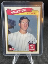 1989 Swell Baseball Whitey Ford #50 Yankees HOF Baseball Greats