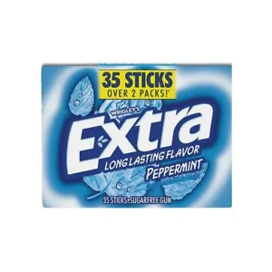 Goma de mascar extra Megapak menta 35 piezas 6 paquetes envío gratuito - Imagen 1 de 1
