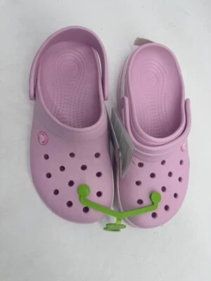 CROCS GIRLS KIDS CROCBAND COMFORT CLOGS BALLERINA PINK SIZE 6 - Image 1 of 4
