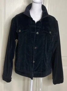 Cabela’s Women’s Corduroy Trucker Jacket Dark Blue Collared Size Small - Picture 1 of 12