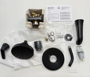 Delta Sparrow Badewanne & Dusche mattschwarz 144832-BL - TEILSET - LESEN! - Bild 1 von 11
