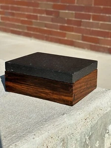 Rosewood And Slat 1950s Danish Modern Box Mid Century Denmark - Picture 1 of 14