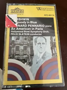 Gershwin Rhapsody in Blue An American in Paris Cassette Tape Capitol Rec Sealed - Bild 1 von 2