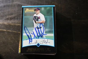 TARJETA AUTOGRAFIADA DUSTAN MOHR MINNESOTA TWINS - Imagen 1 de 1
