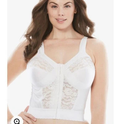 New Comfort Choice Easy Enhancer Wireless Longline Posture Support Bra Size 54D - Image 1 of 4