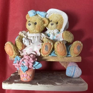 Cherished Teddies Tracie & Nicole #911372 Side By Side With Friends - Imagen 1 de 9