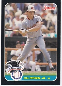 JUMBO 1987 Donruss Action All-Stars Large Baseball Trading Card Cal Ripken Jr #5 - Picture 1 of 2