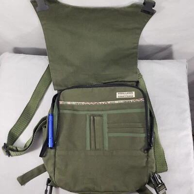 KIBOKO Leasure Wear Serena Hotel Back Pack Shoulder Bag Green East Africa - Image 1 of 4