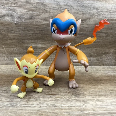 Pokemon Monferno & Chimchar 2007 Jakks Pacific Nintendo Action Figure Rare Lot Cover