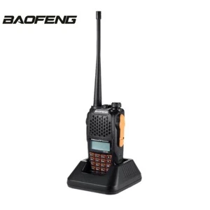 Baofeng UV6R Walkie Talkie VHF UHF Falsa Pantalla VOX Teclado DTMF Radio FM - Imagen 1 de 6
