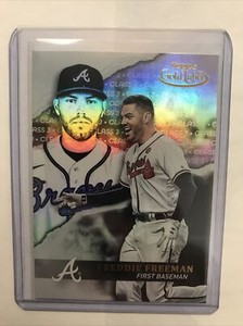 2020 Topps Gold Label FREDDIE FREEMAN Class 3 Rare Braves #6