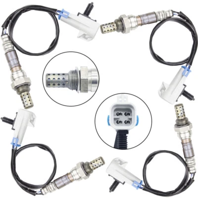 4x Sensor de oxígeno O2 1 y 2 para Chevrolet Sierra 1500 Yukon XL 1500 2000 2001 2002 Foto 1 de 4
