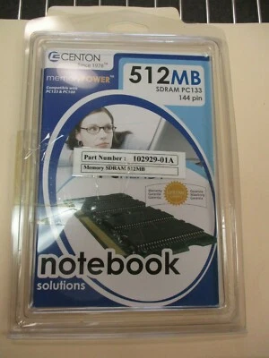 Centon memory Power 512MBLT133 - SDRAM PC133-144 pin - Image 1 of 2