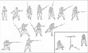 HAT INDUSTRIE Early WWI French Infantry 1:72 Scale 24 Figures - 1 Sprue - 8148 - Picture 1 of 4