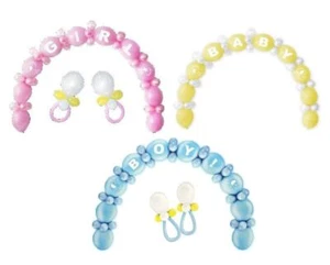 Baby Arch Balloon Kit New Born Baby Welcome Garland Latex Balloons - Picture 1 of 8