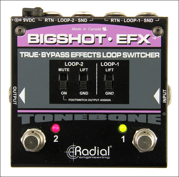 Radial Engineering Bigshot EFX True Bypass Effects Loop Switcher