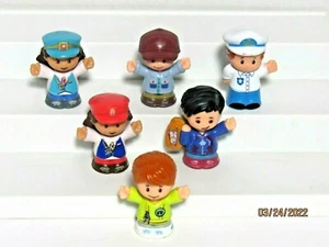 Fisher Price Little People Lot of 6 Ships Ahoy Captain School Bus Driver Mia Toy - Picture 1 of 7