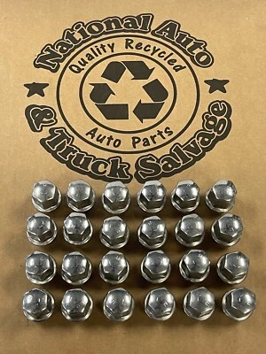 24 DODGE RAM 1500 OEM 14X 1.5 LUG NUTS FACTORY STAINLESS - Image 1 of 3