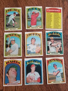 1972 TOPPS BASEBALL YOU PICK #2 - #263 ****FREESHIPPING****