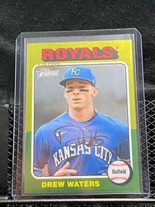 Drew Waters 2024 Topps Heritage High # Chrome #535/699 #323 Royals - Picture 1 of 2