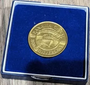Royal Cruise Line An American Dream Panamakanal 80th Anniversary Coin Medal - Bild 1 von 3