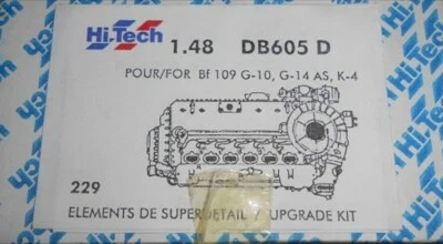 1/48 Hi-Tech 4 kits résine moteurs P&W R-2800+1830 + DB605 A/B + D  Neuf-New-Neu - Photo 1/3