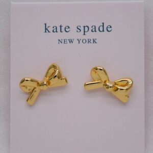 Kate Spade Jewelry Bow Post stud Earrings Rose Gold plated Silver tone for girls