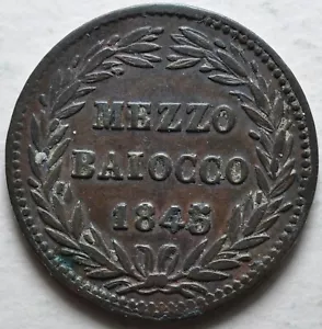 Mezzo Baiocco 1845 BOLOGNA - Imagen 1 de 2