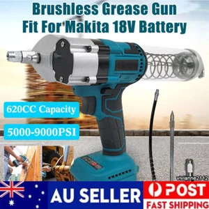 Brushless Cordless Grease Gun Cartridges 9000PSI 620cc For Makita 18V Battery - Picture 1 of 13