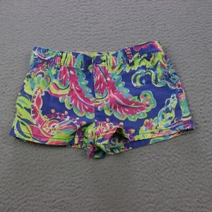 Lilly Pulitzer Short Girls 10 Multicolor Colorful Callahan Casual Cotton - Picture 1 of 8