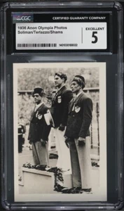 1936 Anon Olympia Photos Soliman Terlazzo Shams CGC 5 - Bild 1 von 2