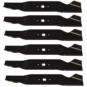 6 USA Mower Blades® for Cub Cadet 742-0677 942-0677 OCC-742-0677 54" Deck - Picture 1 of 6